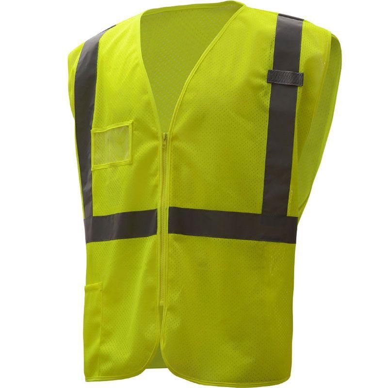 GSS Safety Class 2 Hi-Vis Mesh Safety Vest with ID Pocket #1009/1010