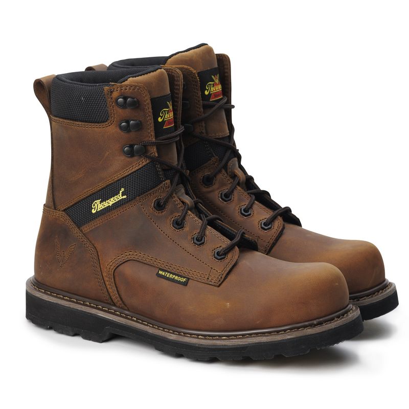 Thorogood 8&quot; Jobsite Series- Composite Toe, Waterproof #804-4243