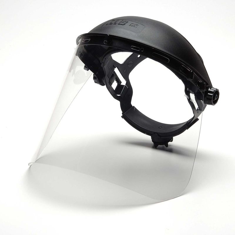 Pyramex Headgear with Polycarbonate Face Shield #HGBR-S1020