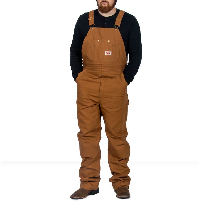 Round House Men&#39;s Heavy Duty Duck Bib Overall #83