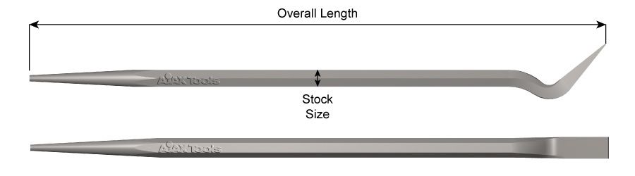 Ajax Tools Gooseneck Sleever Bar 7/8 Dia 48&quot; BAR