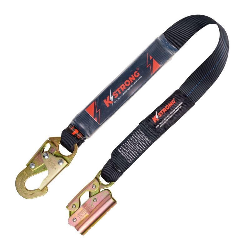 KStrong 3 ft. Manual Shock Absorbing Rope Grab Assembly (ANSI)