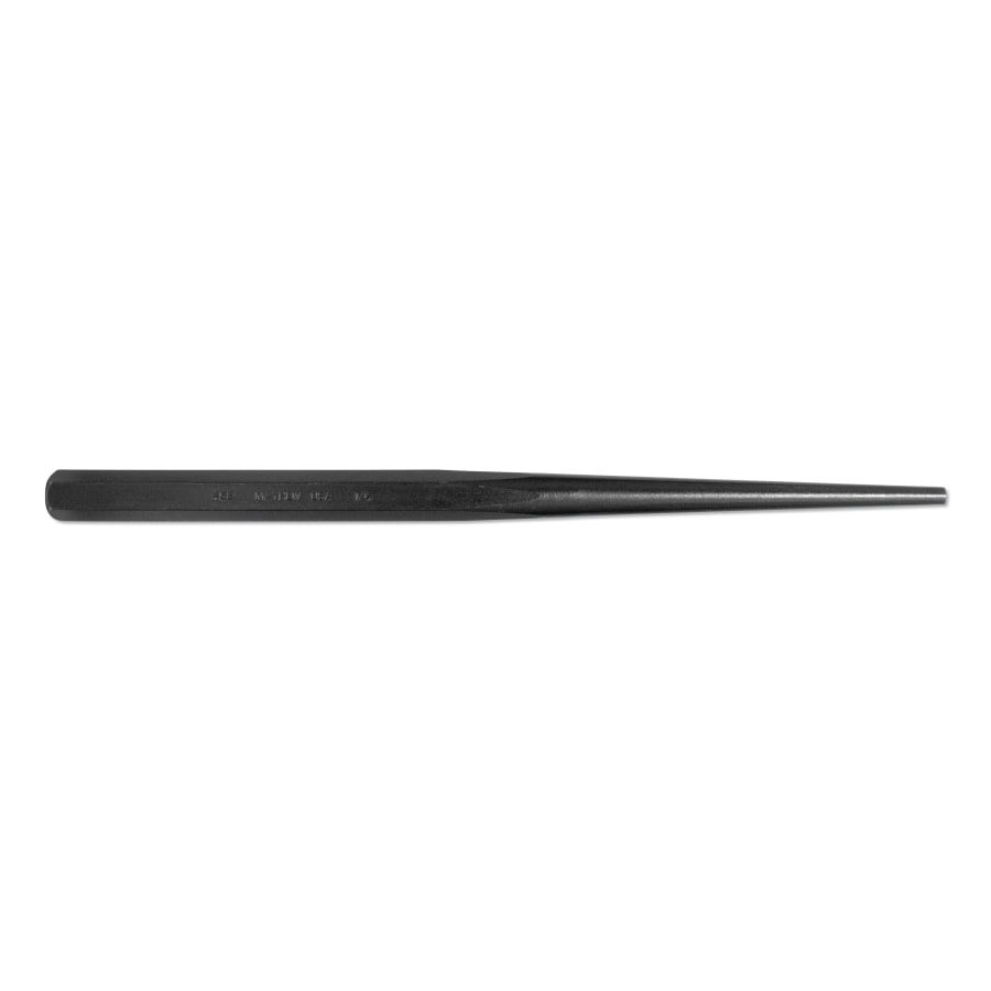 Mayhew Line-Up Punch - Full Finish, 12 in, 1/4 in Tip, Alloy Steel, Size: 22003 (1/4&quot;)