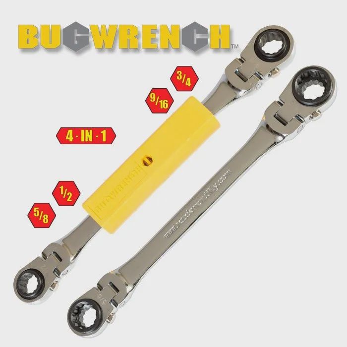 Rauckman Flex Head 4-in-1 Insulated BugWrench BW-088