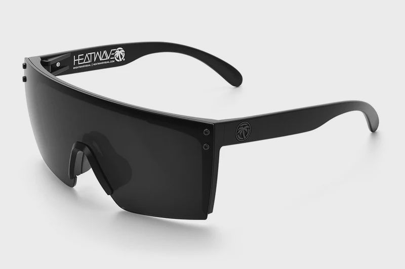 Heat Wave Lazer Face Sunglasses: Black Z87 POLARIZED
