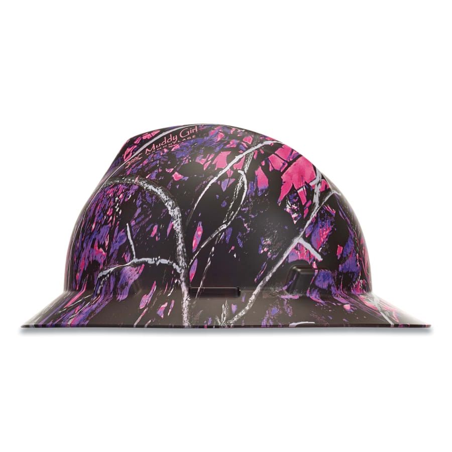 MSA  V-Gard® Hydro Dip Full Brim Hard Hat- Muddy Girl