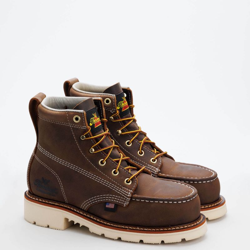 Thorogood Women’s American Heritage – 6″ Trail Crazy Horse Safety Toe – Moc Toe MAXWear 90  #504-4375