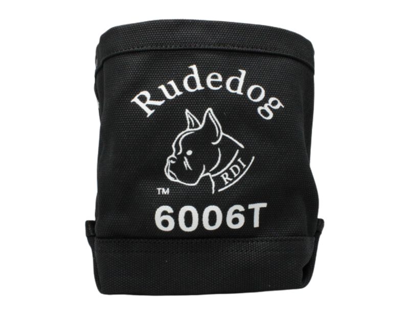 Rudedog Black Canvas Bolt Bag #B-6006T