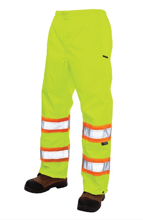 Tough Duck Pull-On Ripstop Safety Rain Pant