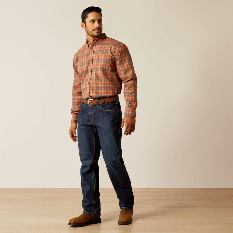 Ariat Mens FR Olympic Long Sleeve Work Shirt