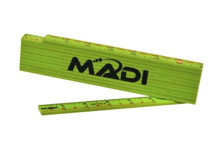 Madi 6&#39; Fiberglass Folding Ruler – Inside Reading with Center-Point  Markings MPFR-6