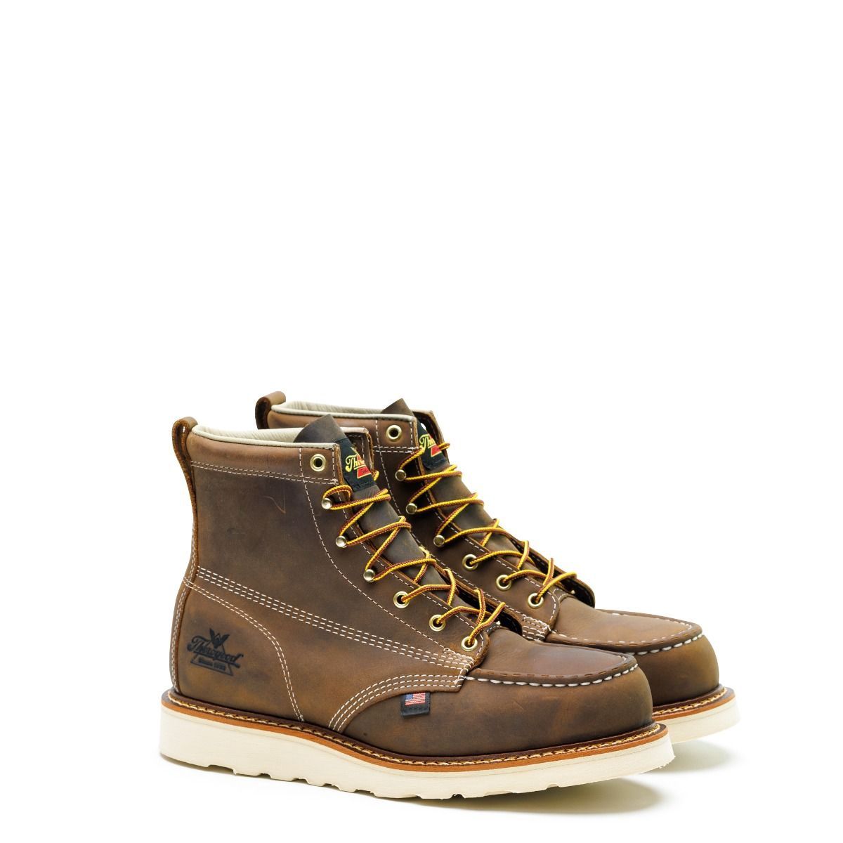 Thorogood American Heritage-6&quot; Steel Toe Crazy Horse Moc Toe #804-4575