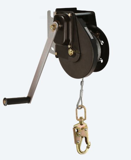 Falltech FallTech® Materials Winch for Tripods and Davits with Galvanized Steel Cable #7293M