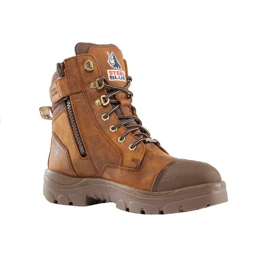 Steel Blue Southern Cross Zip Distressed Brown #812969