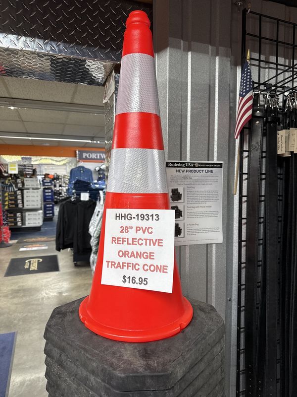 28&quot; PVC Reflective Orange Traffic Cone
