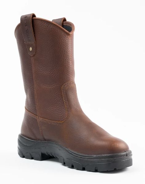 Steel Blue Round Toe 10&quot; Heeler-Steel Toe- #812915