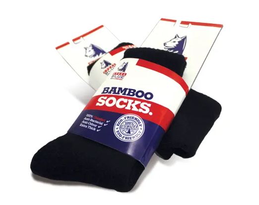 STEEL BLUE Bamboo Socks