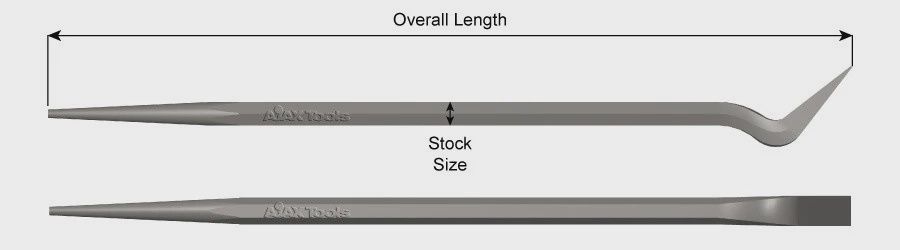 Ajax Tools Gooseneck Sleever Bar 7/8 Dia
