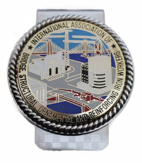 Union Boilermakers Int Logo Money Clip #BW-MC-BM