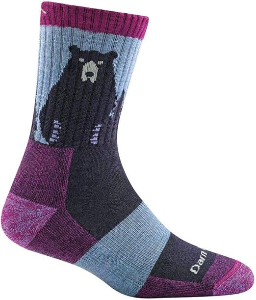 Darn Tough Women&#39;s Bear Town Micro Crew Lightweight Hiking Sock