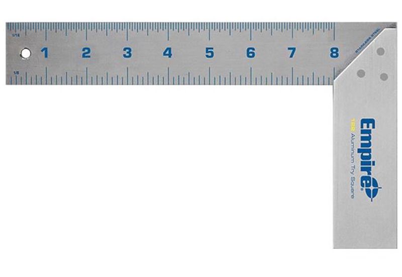 EMPIRE LEVEL 8&quot; HD ALUMINUM TRI-SQUARE #122