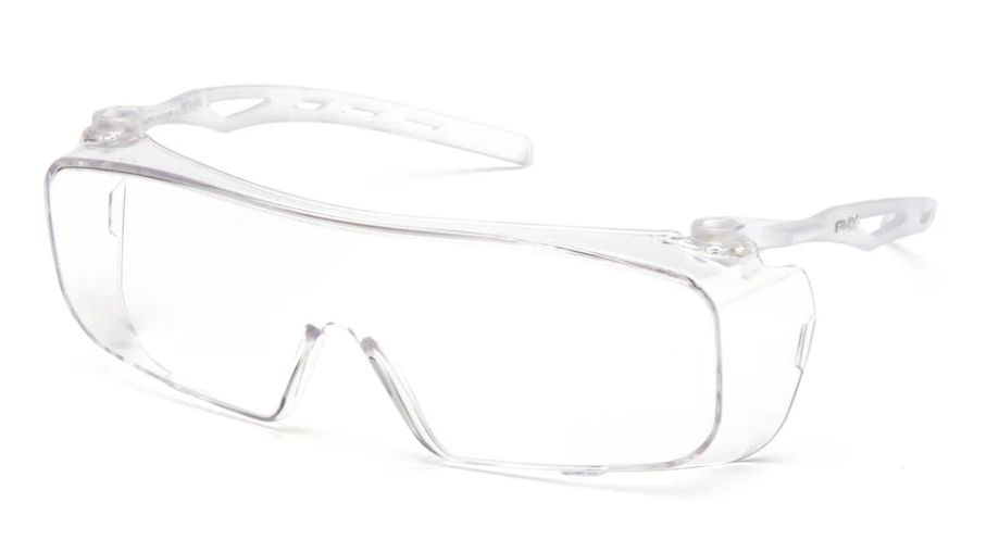 Pyramex Safety Cappture Over The Glasses Safety Glasses, Size: CLEAR AF