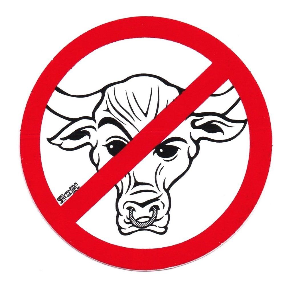 No Bull Hard Hat Sticker #T01