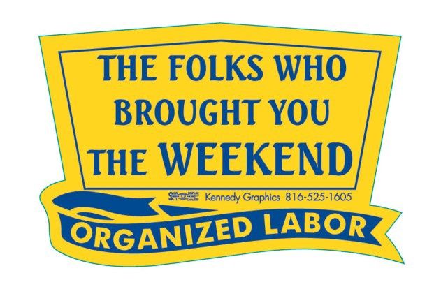 The Weekend Hard Hat Sticker #S23