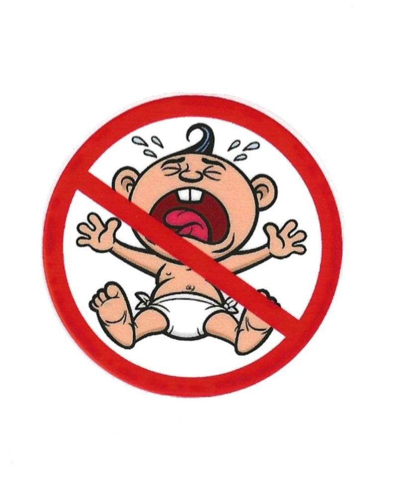 No Whiners/ No Cry Baby Hard Hat Sticker #S33