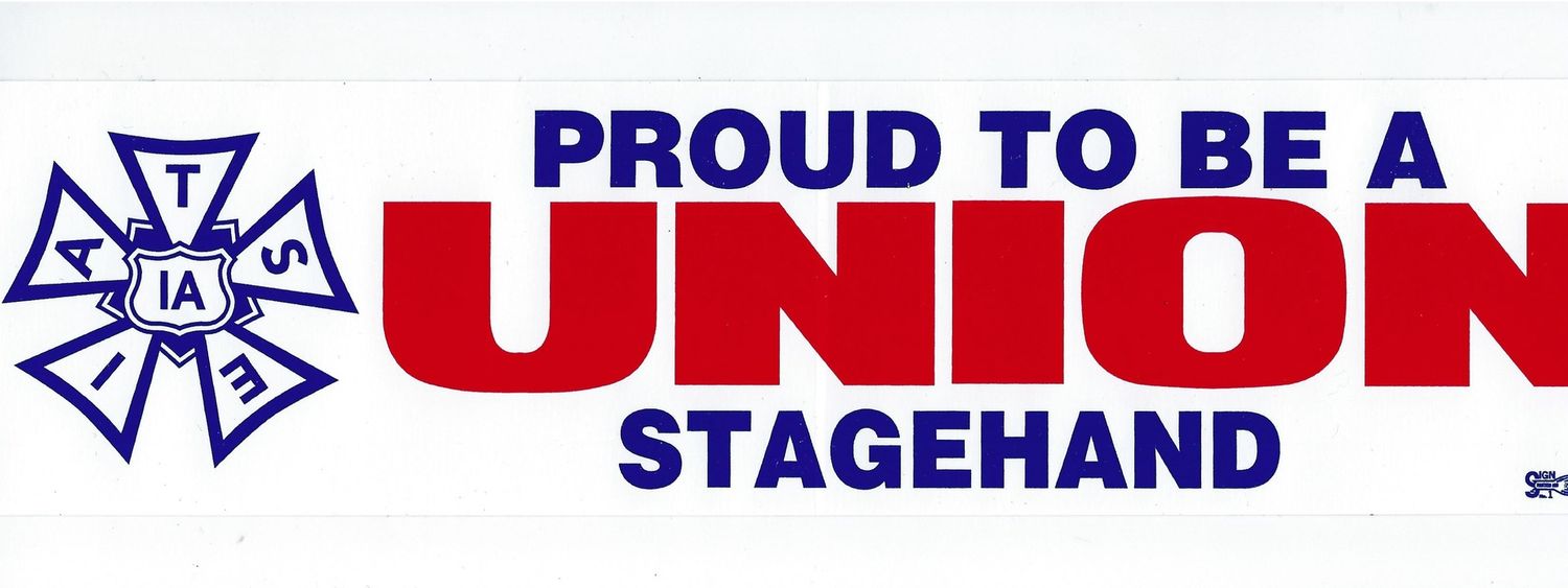 Proud to be Union Stagehand Bumper Sticker #BP-PTB-SH
