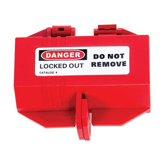 TruForce Electrical Plug Lockout, Red, 1/Each