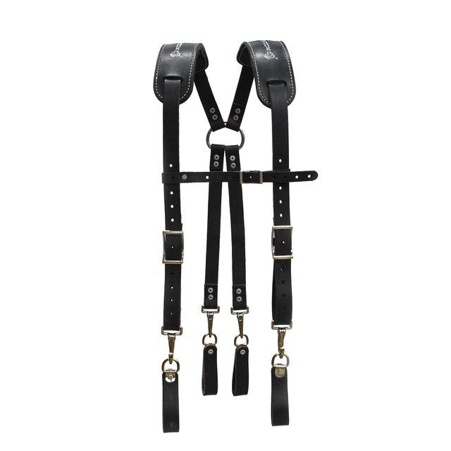 Rudedog USA Leather Work Suspenders  #3018