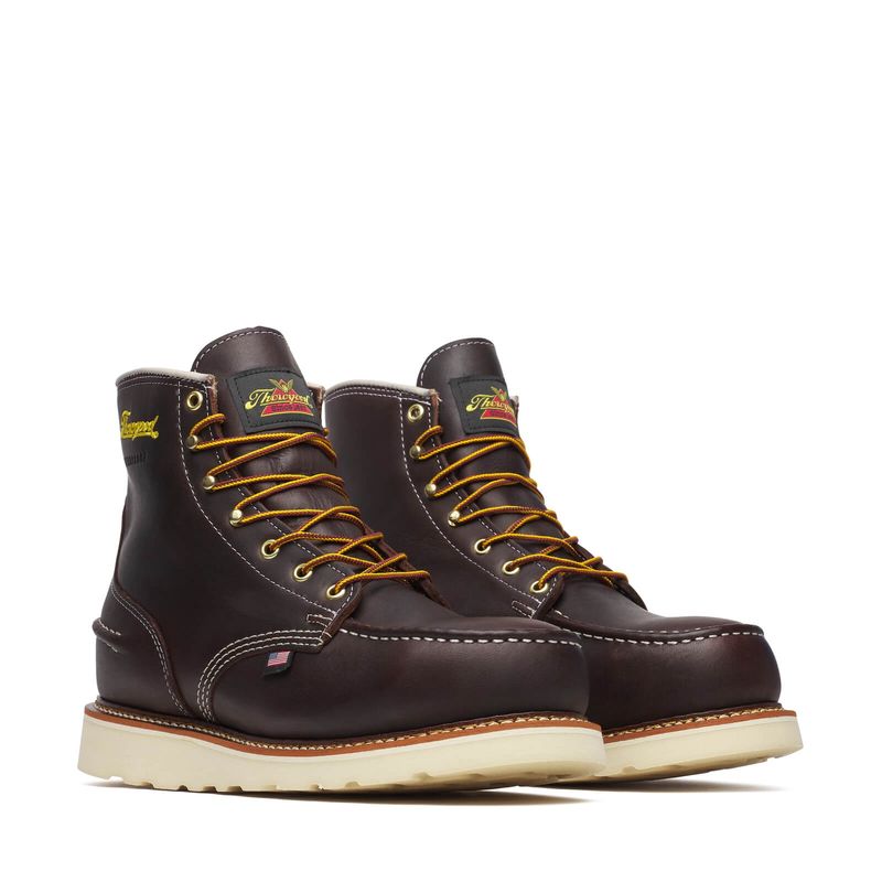 Thorogood 6&quot; Moc Safety Toe Waterproof Work Boot #804-3600