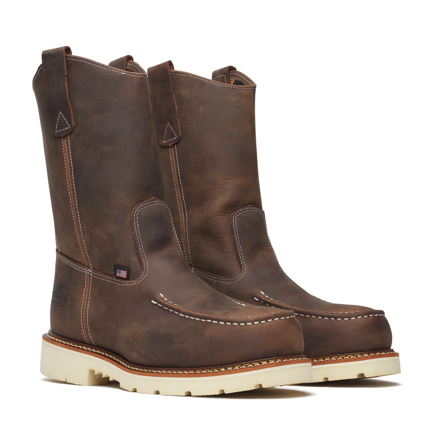 Thorogood 11&quot; Wellington Work Boot Steel Toe Moc Toe 804-3311
