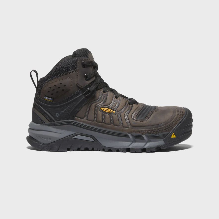 Keen Men&#39;s Kansas City+ Waterproof Mid (Carbon-Fiber Toe) #1026357
