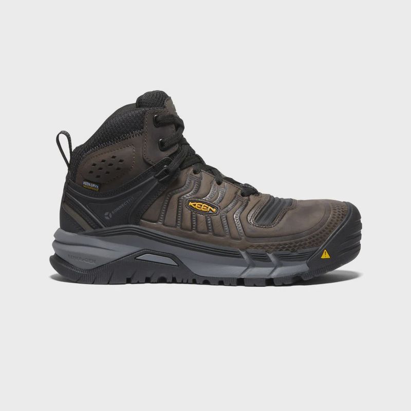 Keen Men&#39;s Kansas City+ Waterproof Mid (Carbon-Fiber Toe) #1026357