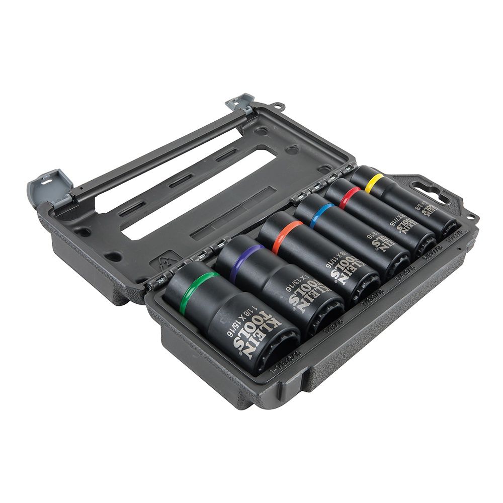 Klein 2-in-1 Impact Socket Set (6-Piece) #66010
