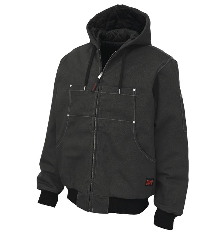 Tough Duck Women&#39;s Classic Hooded Duck Bomber Jacket