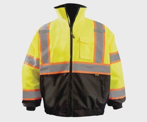 Occunomix Black Bottom 2-in-1 X Back Bomber Jacket