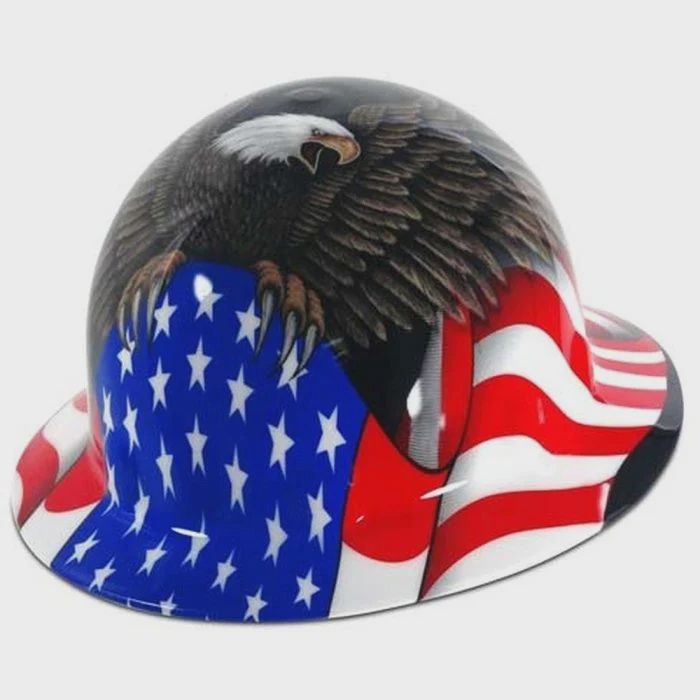 Fibre Metal Spirit Of America Full Brim Hard Hat #E1RW00A006