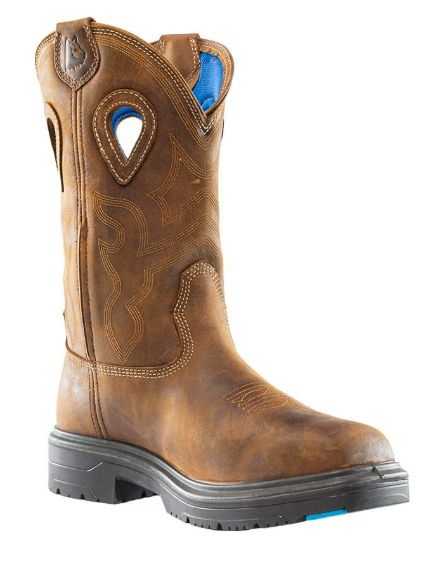 Steel Blue-Blue Heeler Met Steel Toe Work Boot#813904