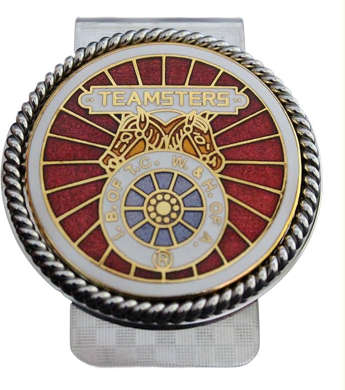 Union Teamsters Int Logo Money Clip #BW-MC-TS