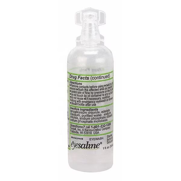 Honeywell Eyesaline Personal Eye Wash Bottle (Singles)