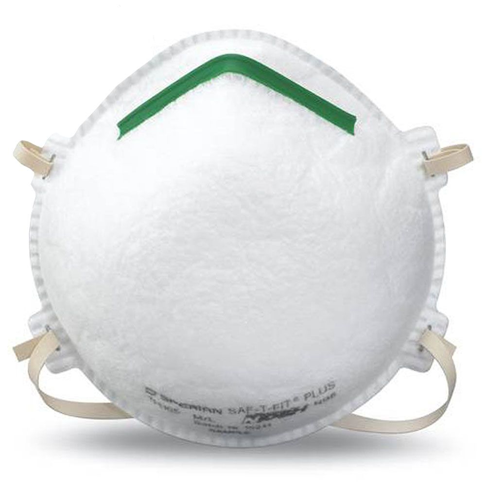 Honeywell Sperian Saf-T-Fit Plus N95 Disposable Respirator, 20 Per Box