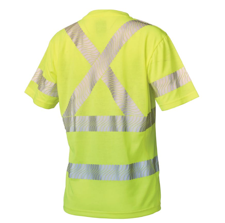 Tough Duck Women’s Jersey Short-sleeve X-Back Safety T-shirt #ST23, Size: X-Small