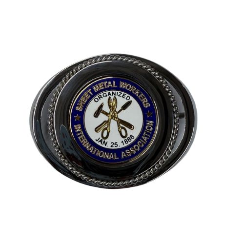 Union Sheet Metal Powerhouse Belt Buckle #BW-BB-SM