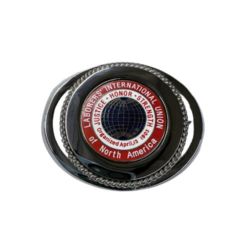 Union Laborer Powerhouse Belt Buckle #BW-BB-LS