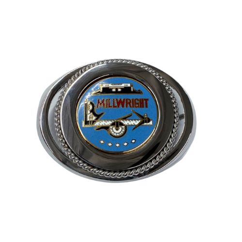 Union Millwright Powerhouse Belt Buckle #BW-BB-MW