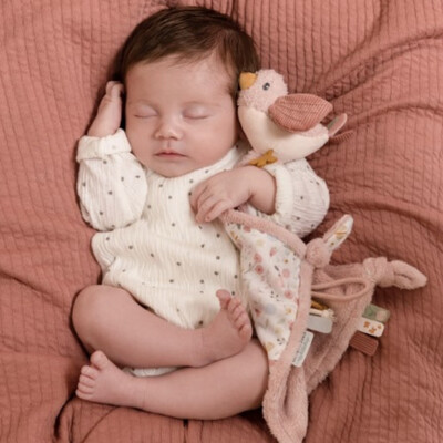 Kuscheltuch Flower/Butterflies | Little Dutch