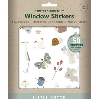 Fenster Sticker Flowers & Butterflies